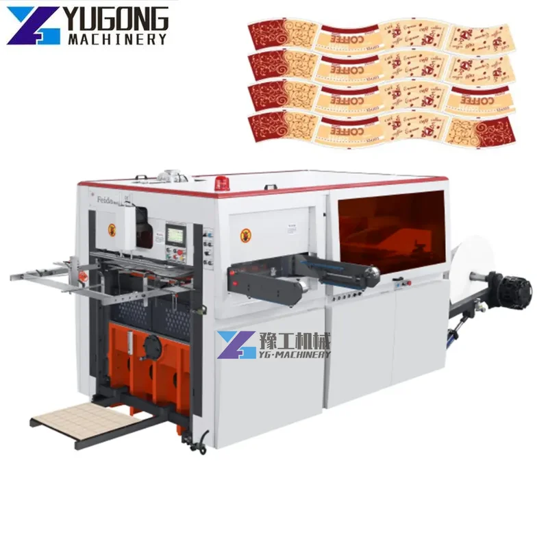 Automatic Corrugated Cardboard Punching Machine Paper Cup Punching Die Cutting Machine for Paper Cup Fan