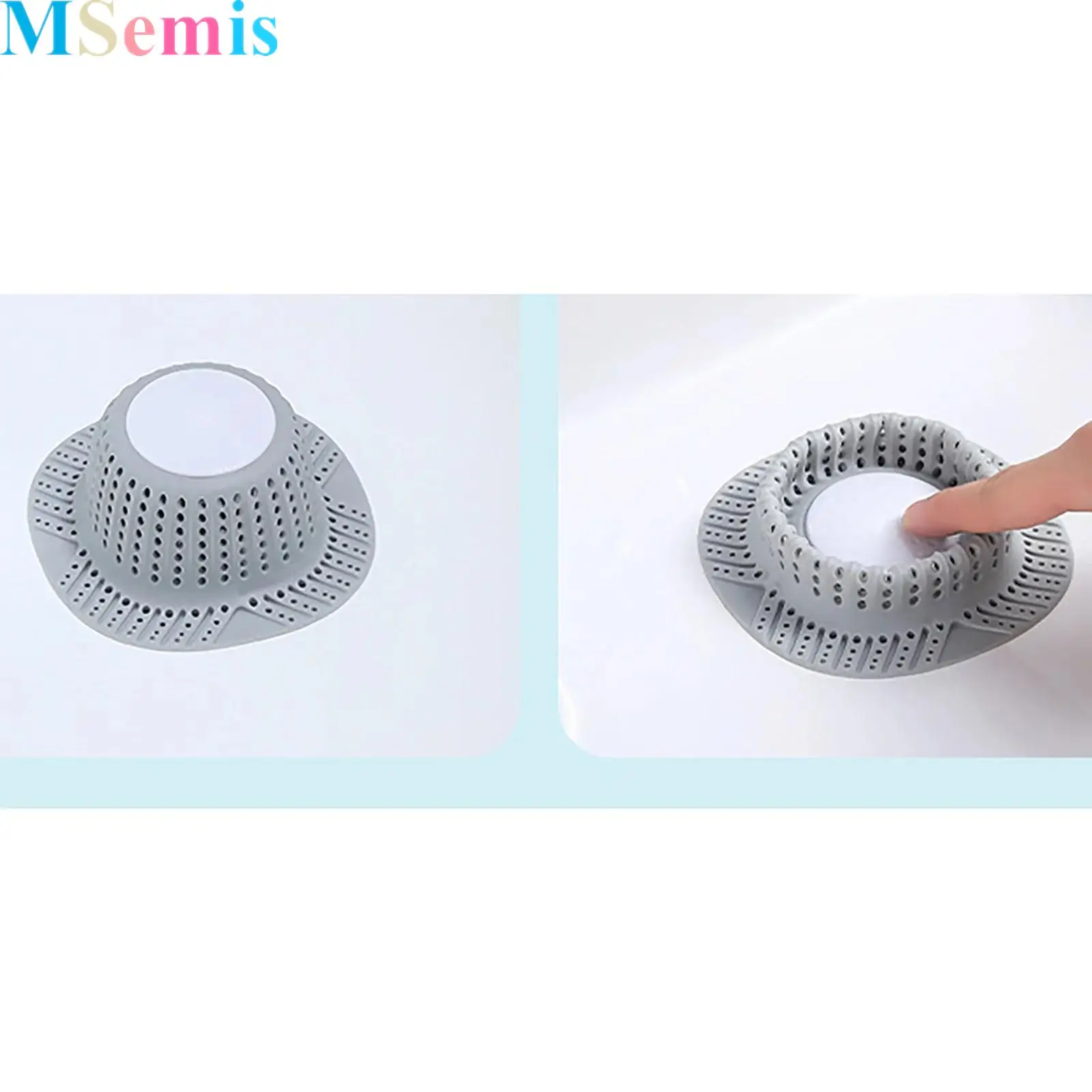 

Silicone Premium Shower Room Drain Protector Drain Cover Hair Catcher for Bathing Room Washbasin