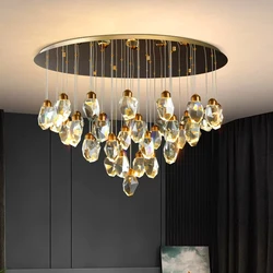 home decorationPendant lights, luxury crystal living room chandelier, dining room Pendant lamp, ceiling light, indoor lighting