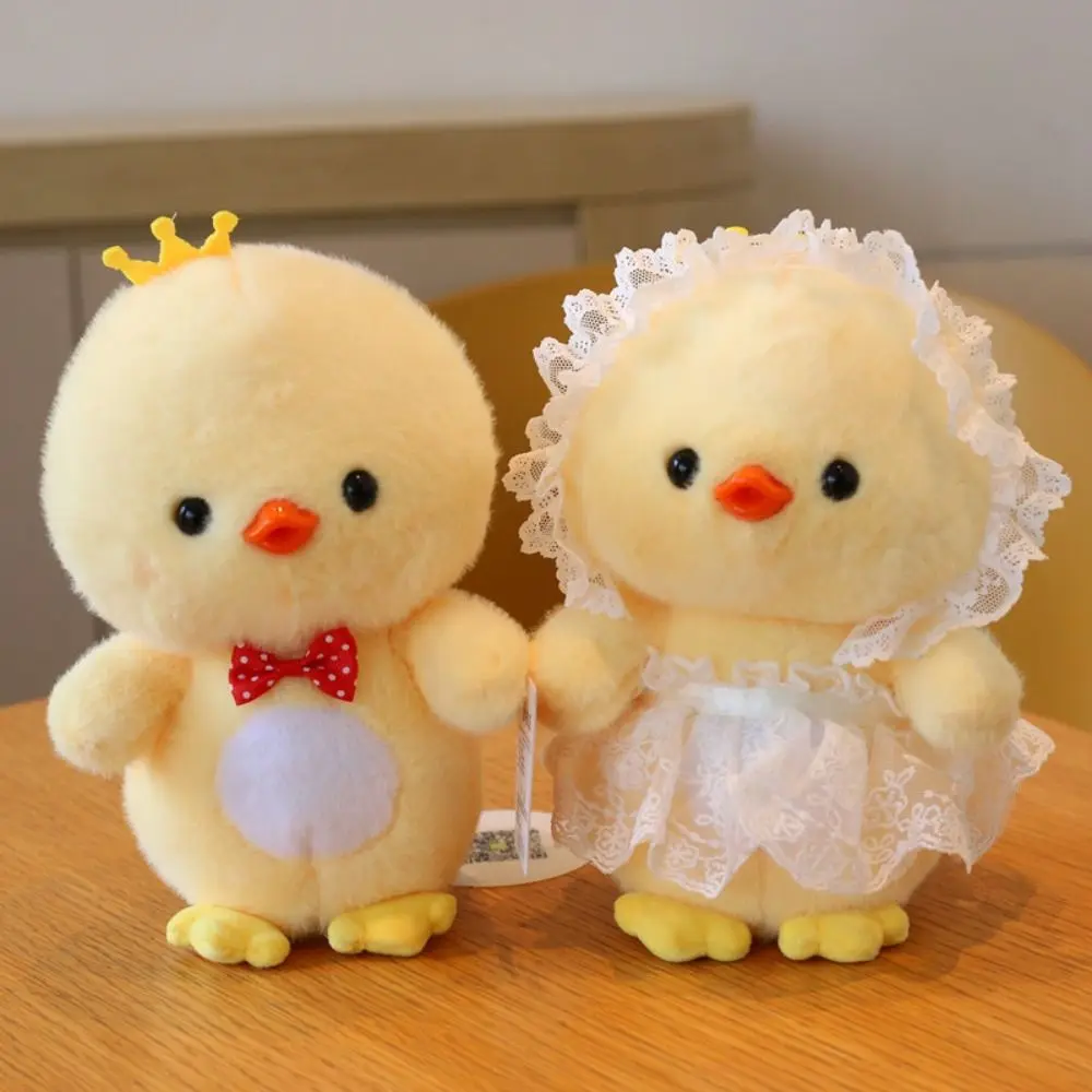 

PP Cotton Yellow Duck Plush Toy Collection Comfortable Simulation Duck Plush Pillow Cartoon 22cm Bow Tie Duck Plush Doll