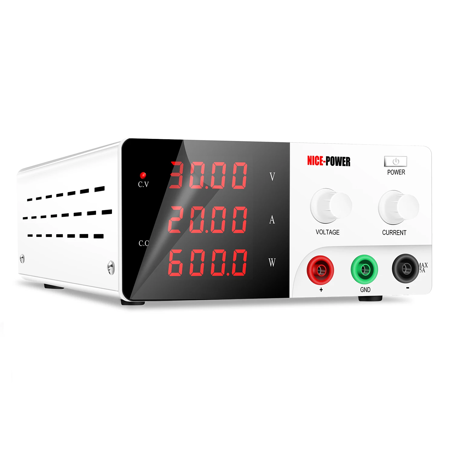 

Nice-Power High power R-SPS3020 vertical storage 30V 20A Adjustable Regulated Laboratory Bench Dc Power Supply Digital