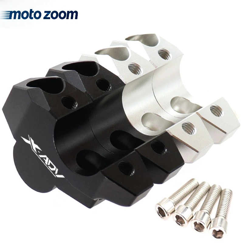 For Honda X-ADV 750 XADV750 CNC Aluminum Motorcycle Handlebar Riser 30mm Heightening Clamp Motorcycle Accessories