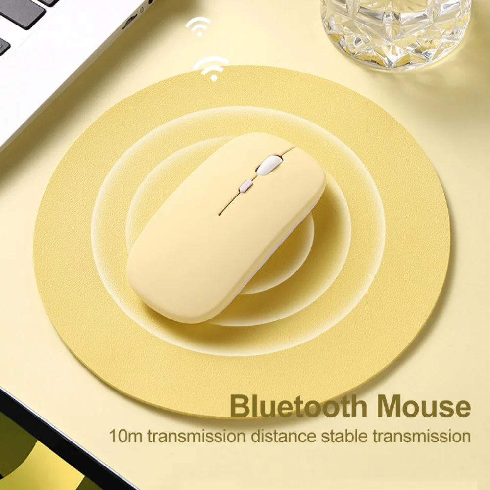 Ratón inalámbrico con Bluetooth para ordenador portátil, Mouse mágico silencioso y ergonómico para Juegos de oficina, adecuado para iPad, novedad