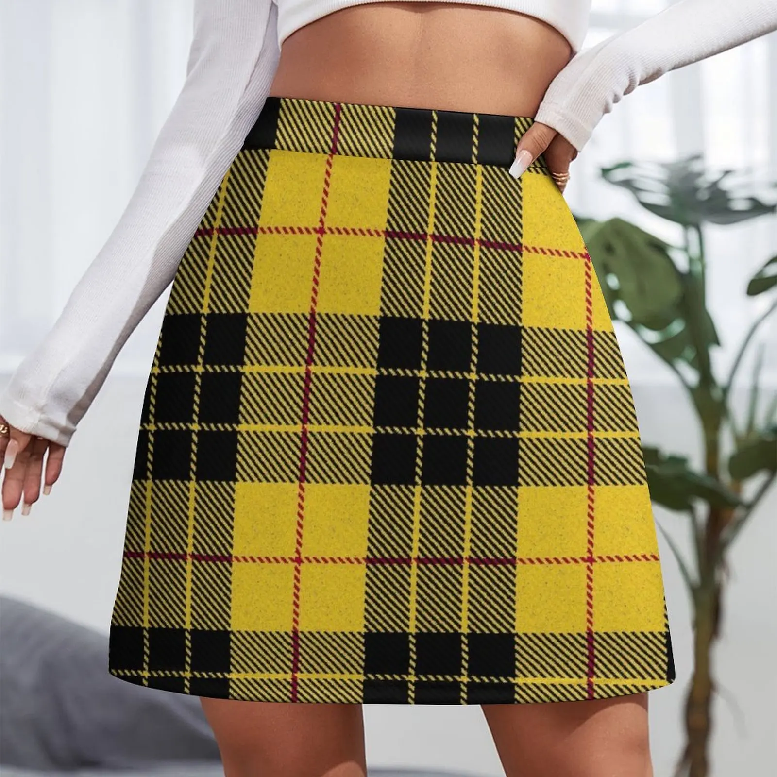 Clan MacLeod Tartan Mini Skirt Miniskirt woman cosplay korean fashion Mini Skirt