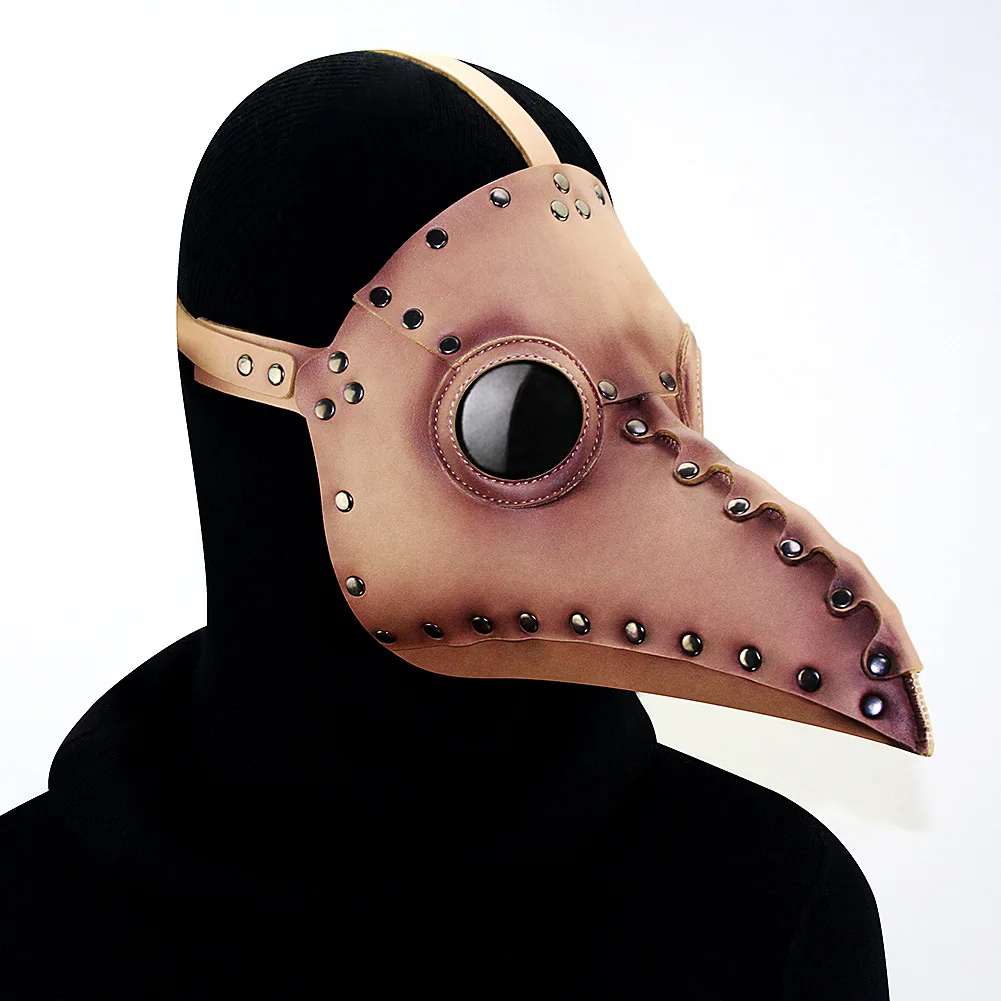 Steampunk medieval plague beak mask, anime party Halloween prop decoration