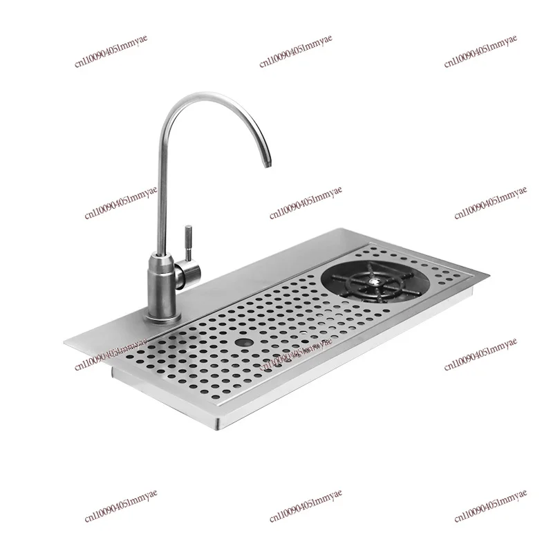 

Встроенный смеситель из нержавеющей стали, чашка высокого давления, шайба, барный стол, поддон для воды, утолщенный встроенный многофункциональный