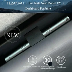 Car Perfume for Tesla New Model 3 2024 Dashboard Outlet Air Freshener Fragrance Ornament Aromatherapy Diffuser Scent Accessories