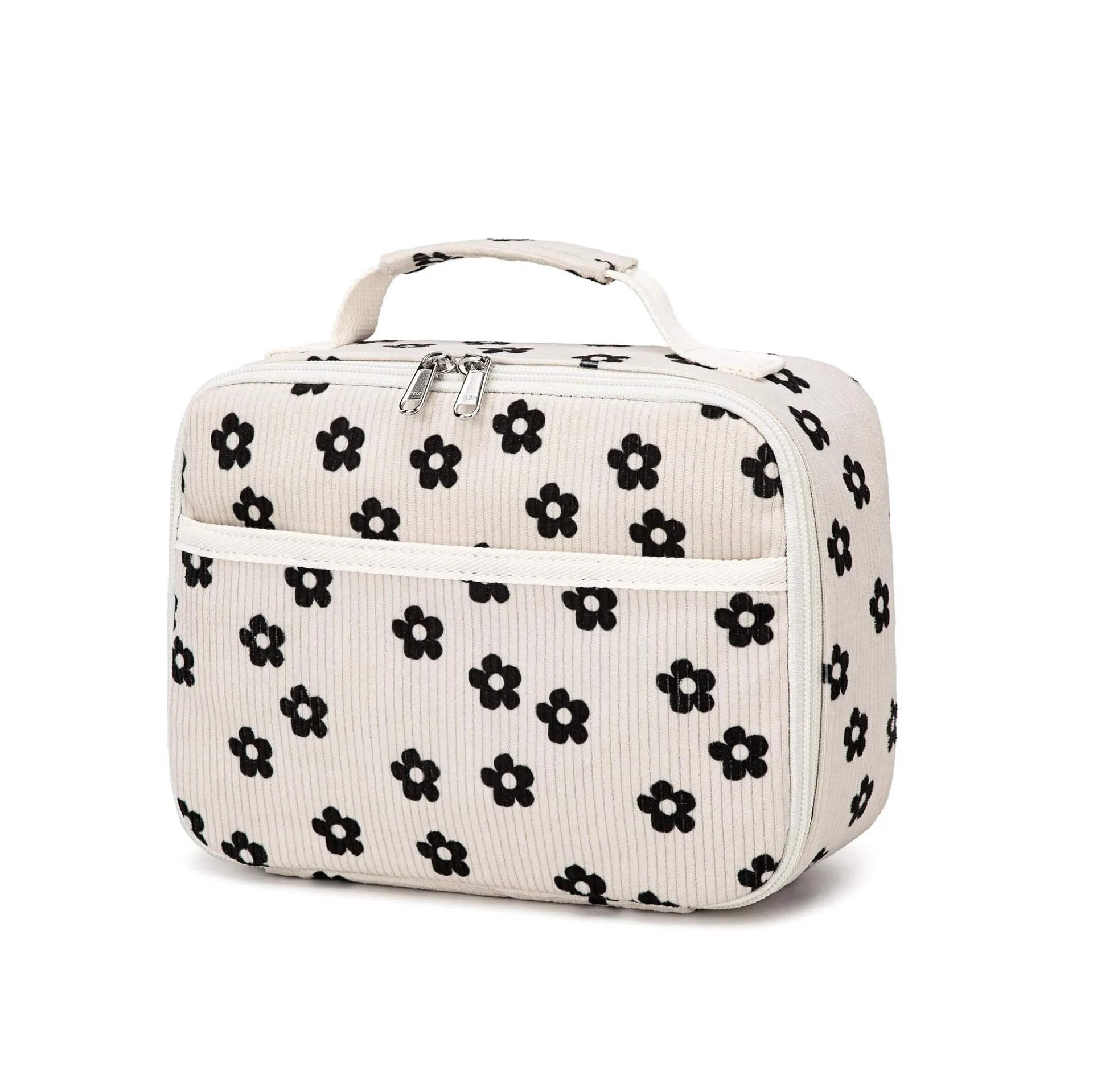 ส่วนบุคคลถุงอาหารกลางวันฉนวน 2025 ใหม่ปักชื่อที่ไม่ซ้ํากันสําหรับเด็ก Corduroy Multifunctional กระเป๋าถือกล่อง