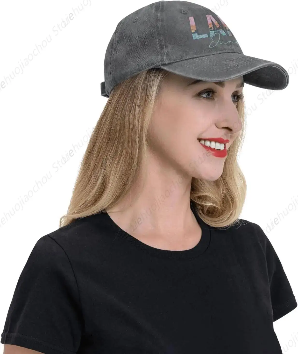 Lake Life topi bisbol tollff Pria Wanita, topi katun Ayah