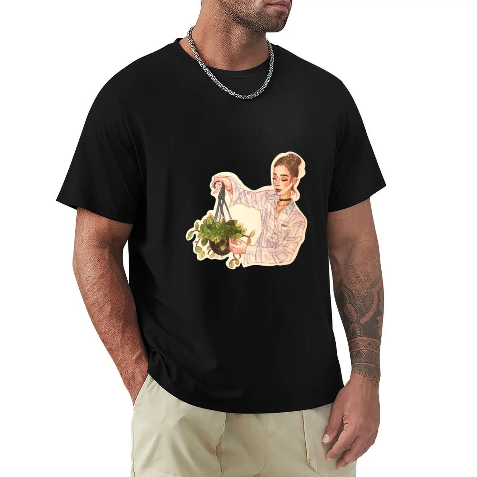 Good Plant Mom T-Shirt Minimalist Graphic Tee Shirt