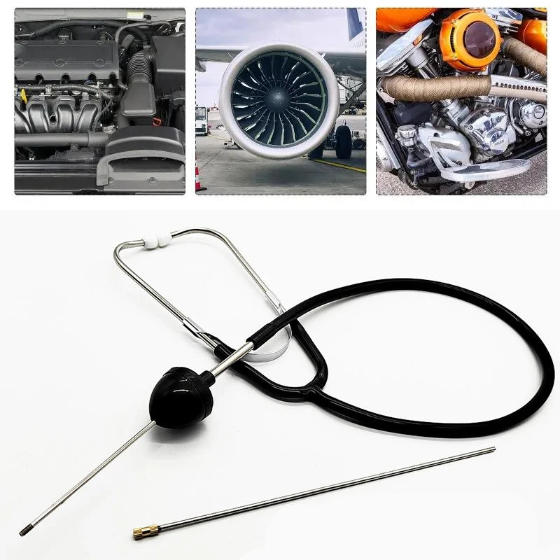 

Car Stethoscope Auto Mechanics Engine Cylinder Stethoscope Hearing Tool NEW High Quanlity Hot Sale Parts Convenient Portable