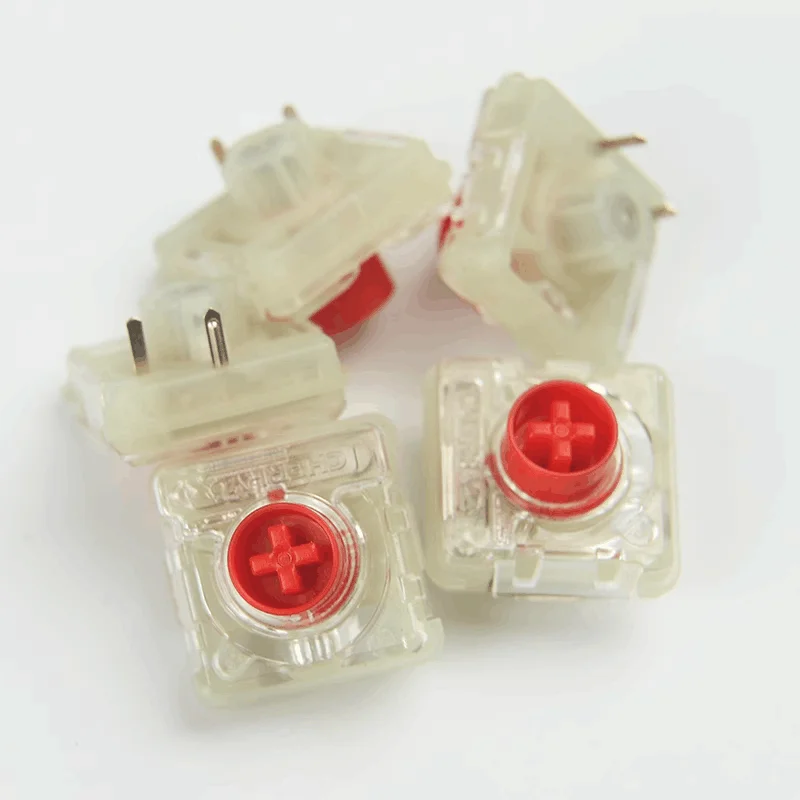 Original Germany CHERRY MX LOW PROFILE RGB Switch 3 Pins Linear SMD LED Red Switch Mechanical Keyboard Laptop Custom Switches