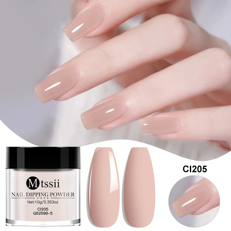 10g Nude Roze Nagel Dipping Powder Sprankelende Verloop Acrylpoeder Nagelglitter Stof Natuurlijk Droog Geen Lamp Uitharding Nodig Nagel Chrome