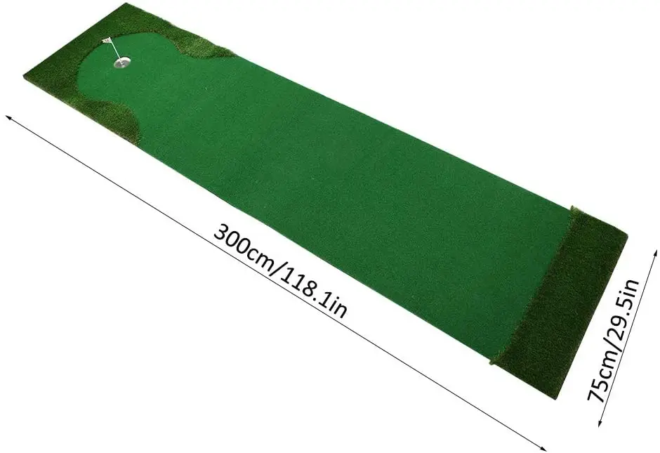 Residential Artificial Simulation Grass Practice Putting Green Training Hitting Golf Mat