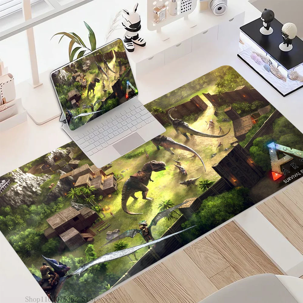 Ark Survival Evolved Game Mousepad Large Keyboard Desk Mat Gaming Mouse Pad LockEdge Non-slip Mat