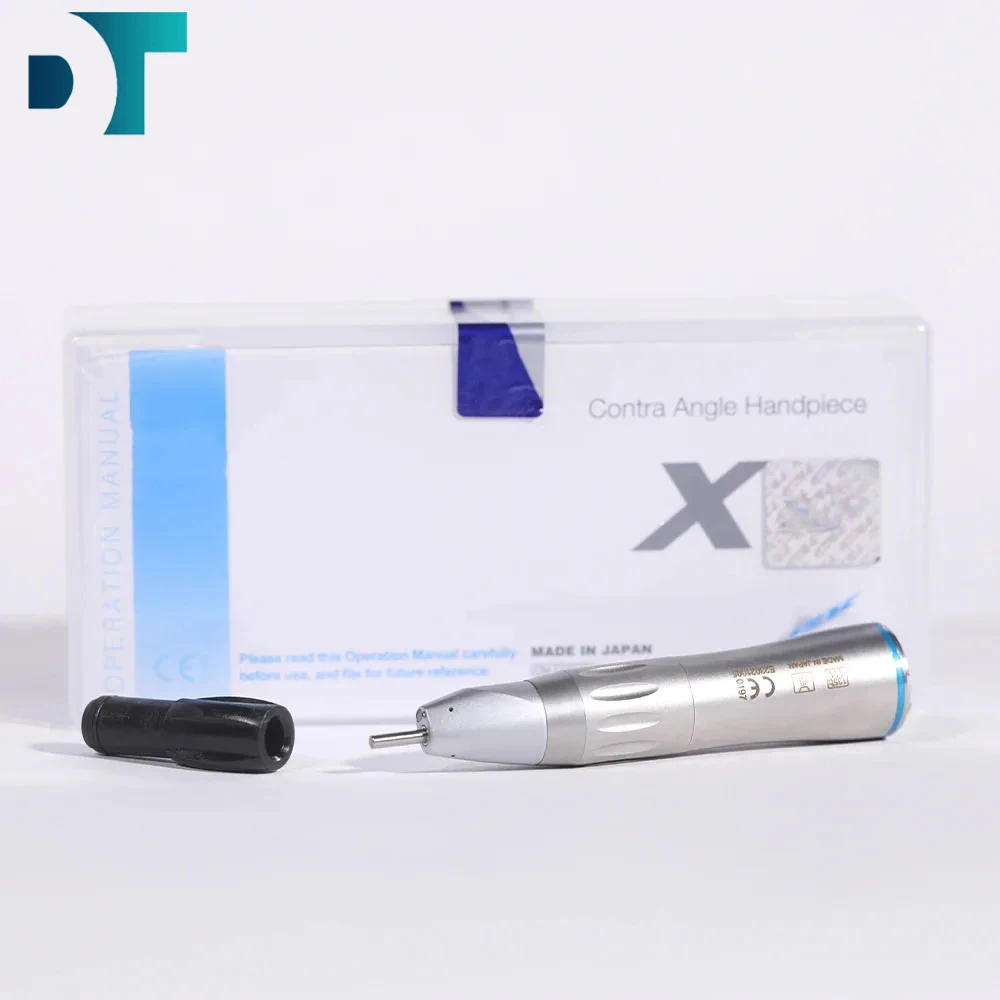 X65L Straight Handpiece 1:1 Blue Ring Inner Water Implant Handpiece with Optic Fiber Dental Implant Surgery Engine Low Speedr