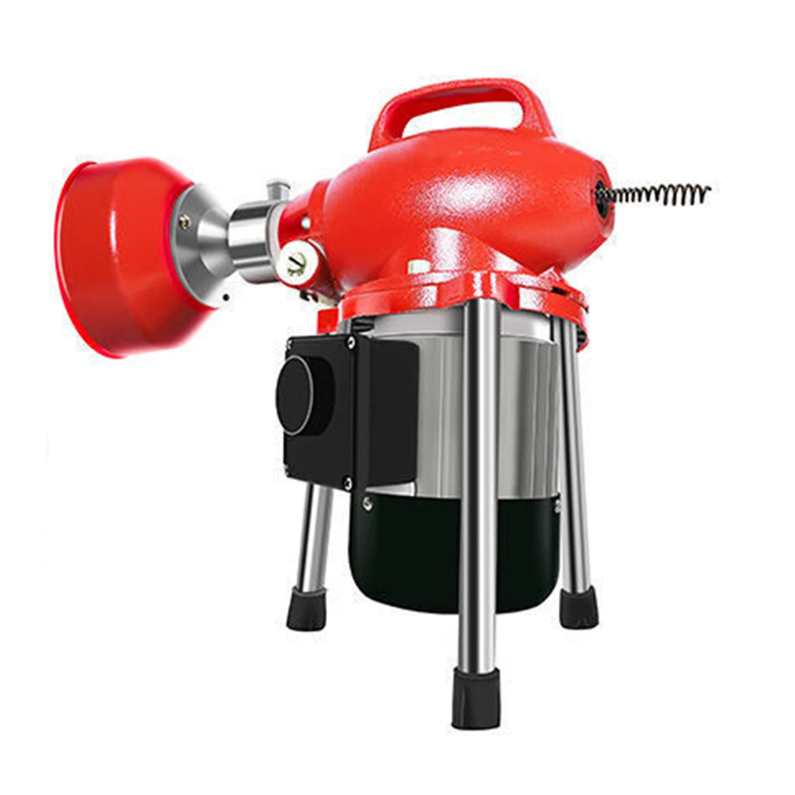 Fully Automatic Drain Cleaner 1200W Spring Cable Pipe Unclogger Machine for Bathroom, Home, Hotel & Commercial Use