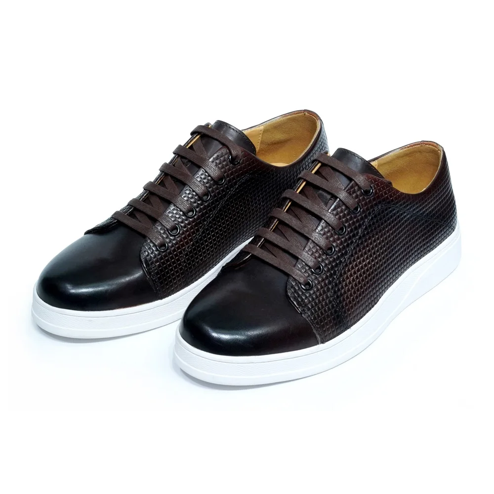 NONE Men's Derby Sneakers Brown 42 3