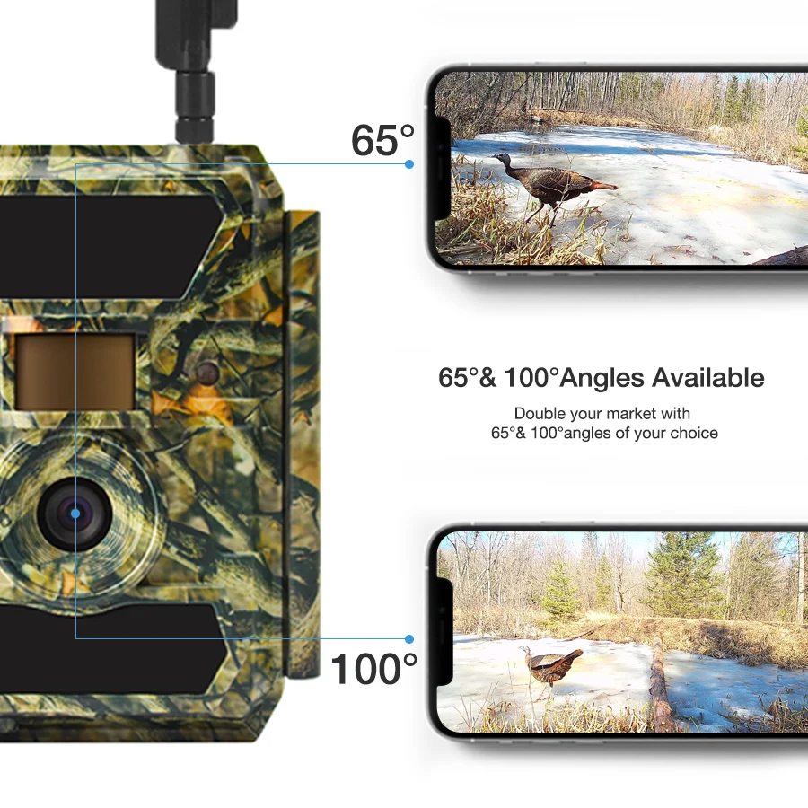 3G لوحة طاقة شمسية لاسلكية تعمل بالطاقة مقاوم للماء في الهواء الطلق الأمن درب الصيد الكشافة الكاميرا #6