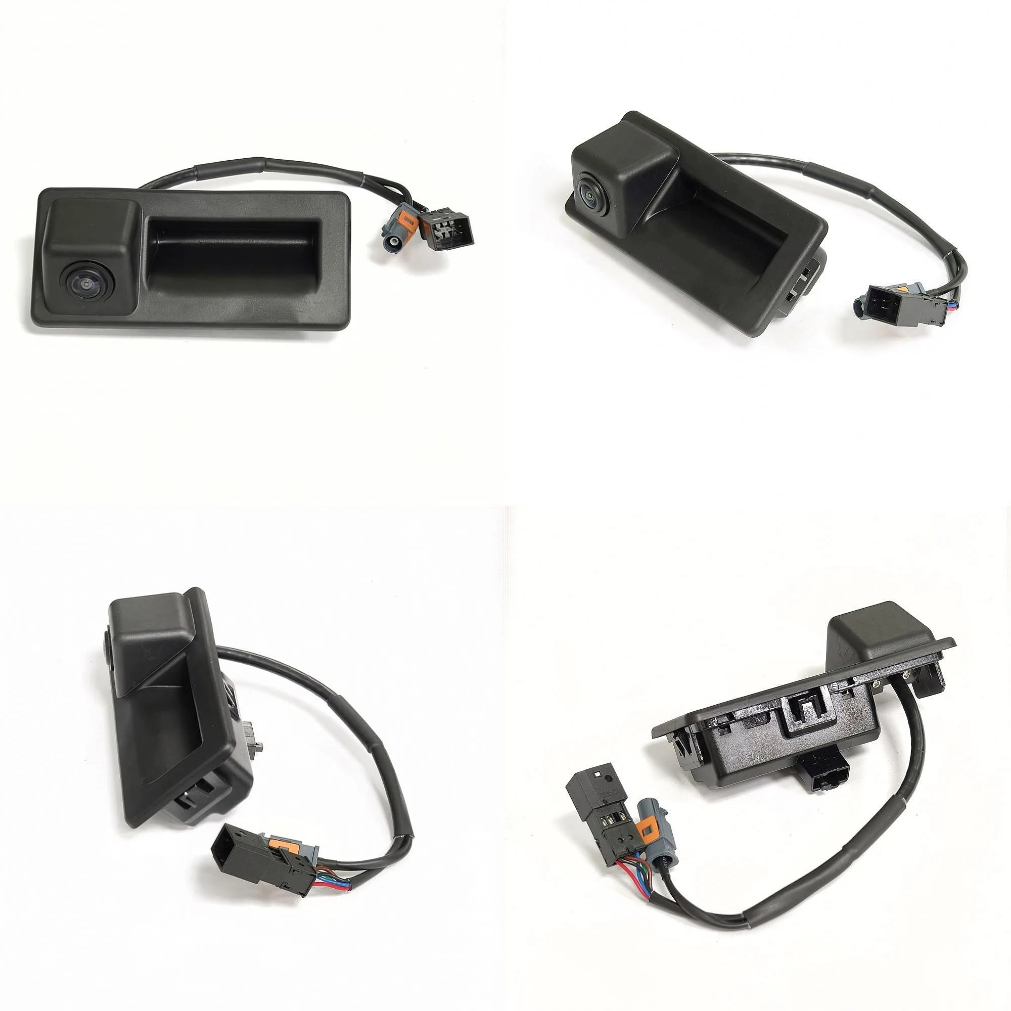 For VW Tiguan 5NG827566D Rear View Trunk Handle Camera with Wiring Harness