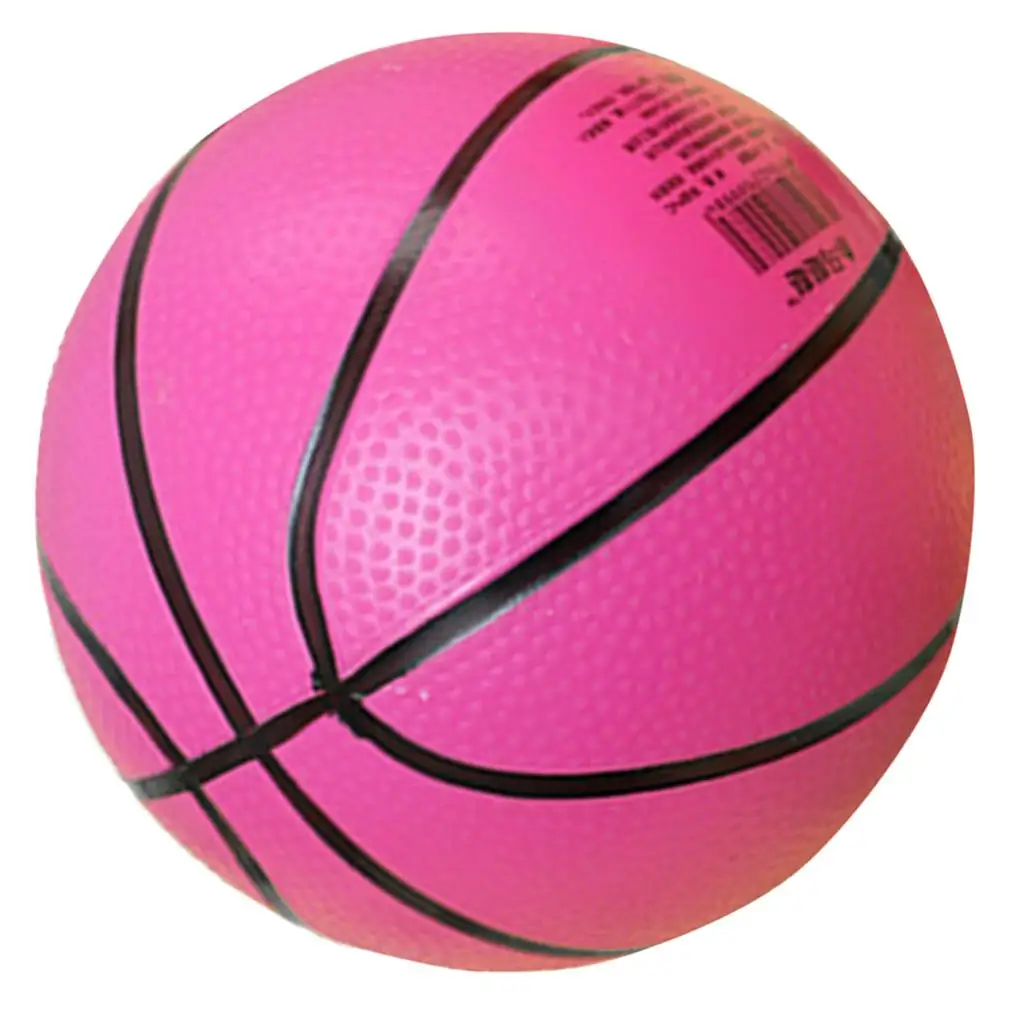 Indoor/Outdoor Game Sport Mini Basketball kids Toy Gift-Rose Red