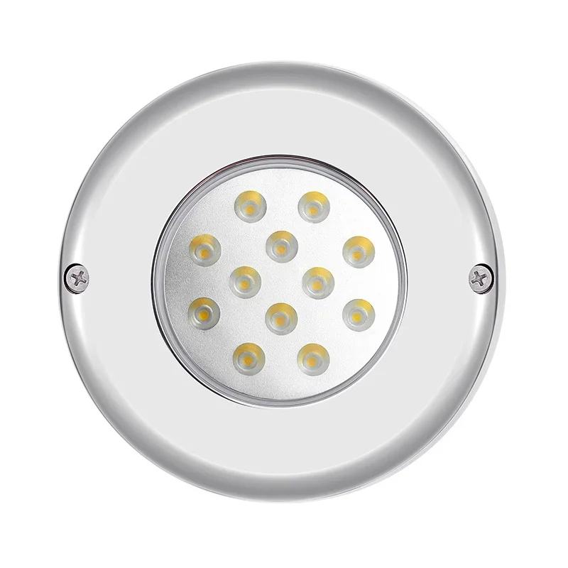 

High Quality Stainless Steel LED Underwater Recessed Light SPA Hotel Villa Colorful RGBW for Pool Lights Aquarium Lights