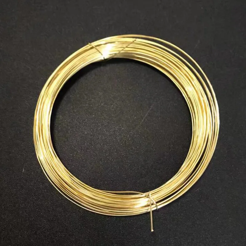 Soft Fully Annealed Brass Round Bare Wire For Jewellery Craft