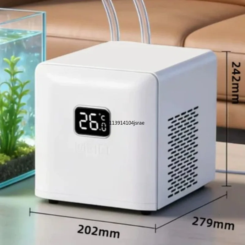 Mini Aquarium Water Chiller Compressor Self‑Priming Cooling Machine for Fish Sea Turtle Tank Household Refrigeration Equipment