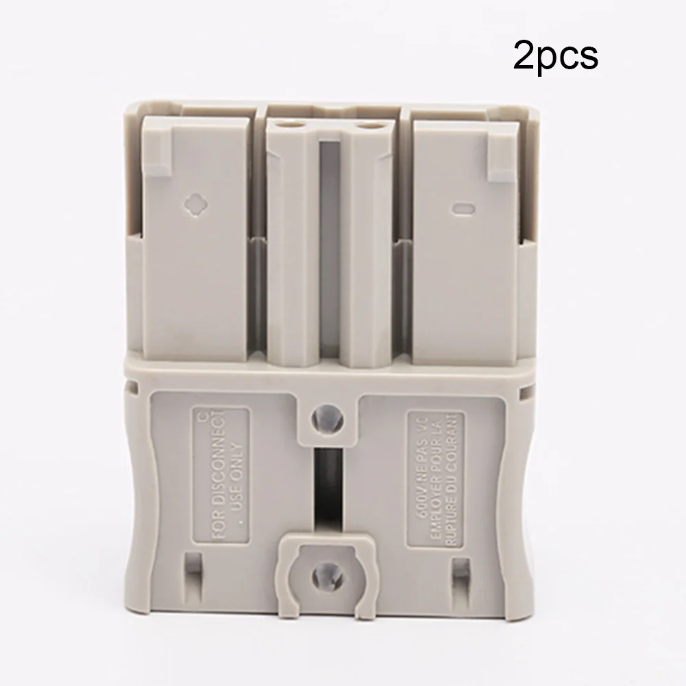 2PCS Power Forklift Connectors SBS75X 75A 600V FOR Plug Lithium Battery Power Forklift Connector Two-pole Connector