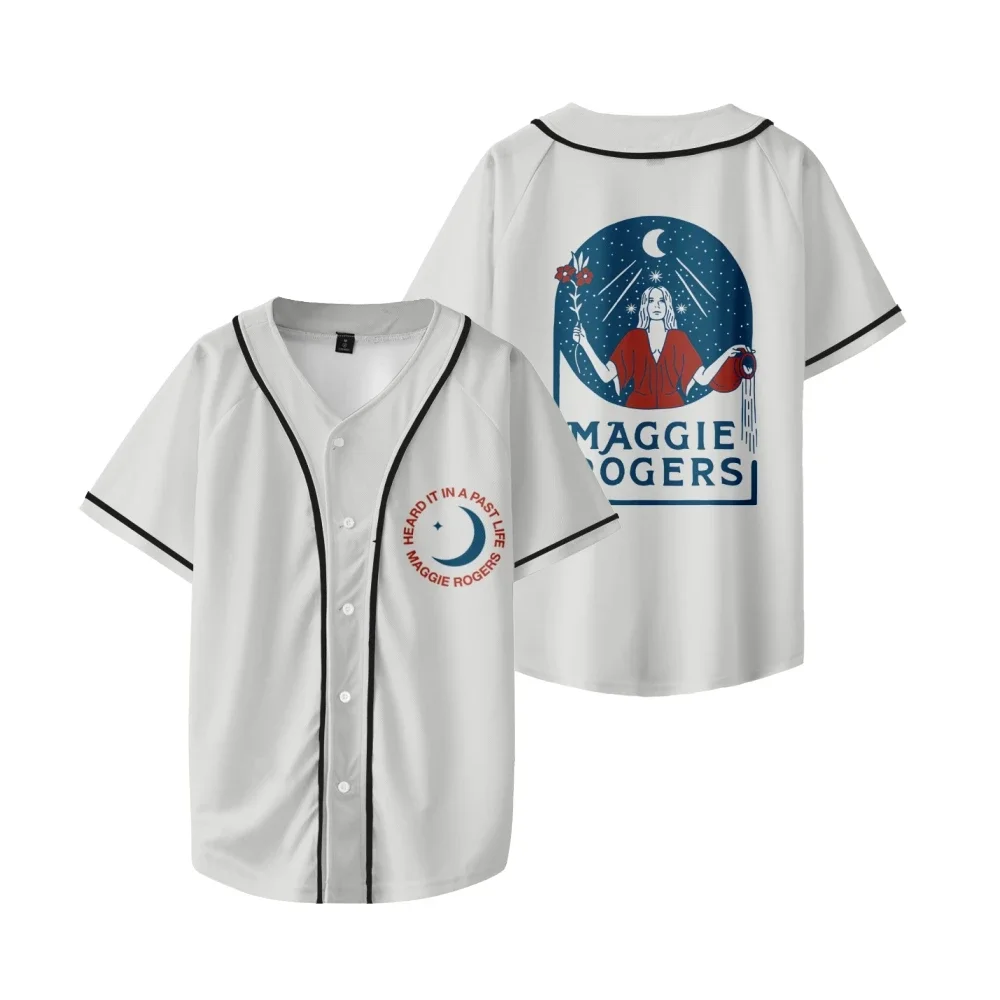 

Maggie Rogers Heard It In A Past Life 5 Year Anniversary Magi Baseball Jersey Unisex Short Sleeve Streetwear Shirt