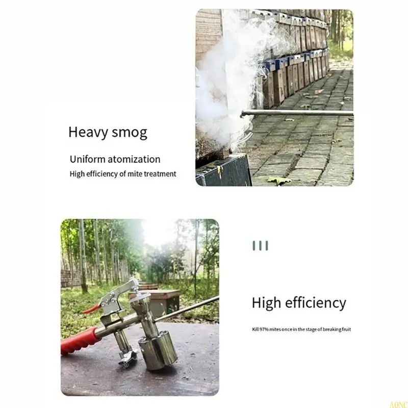 A0NC portátil Vaporizador ácido profissional Ferramenta apicultores eficazes Controle pulverizador propano defesa