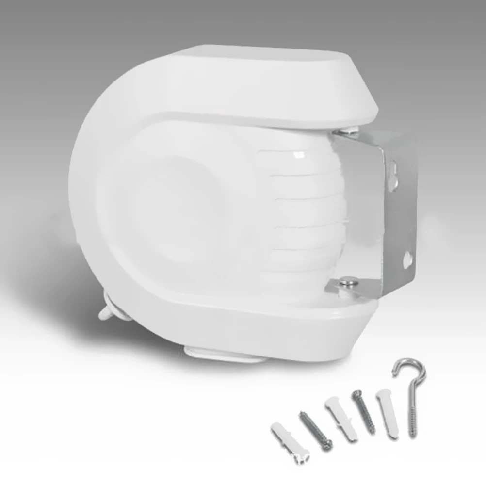 

Bathroom Clothesline Retractable Indoor Hotel Laundry White Portable PVC High Impact Quick Rewind Slightly for Drying