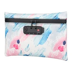 CHANCHAN Smell Proof Bag Pipe Bag Set Smoking Set Kit Accessories with Lock Carbon Lined for Herb Tobacco Storage Pouch