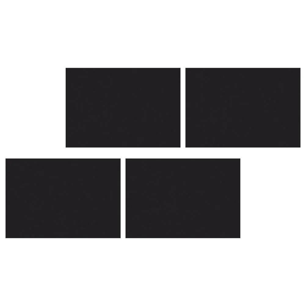 

4Pcs Magnetic Rubber Sheet Stickers Car Self Adhesive Rear Pad Flexible Thin Practical Easy Use Remove Bumper Magnets Sheet Car
