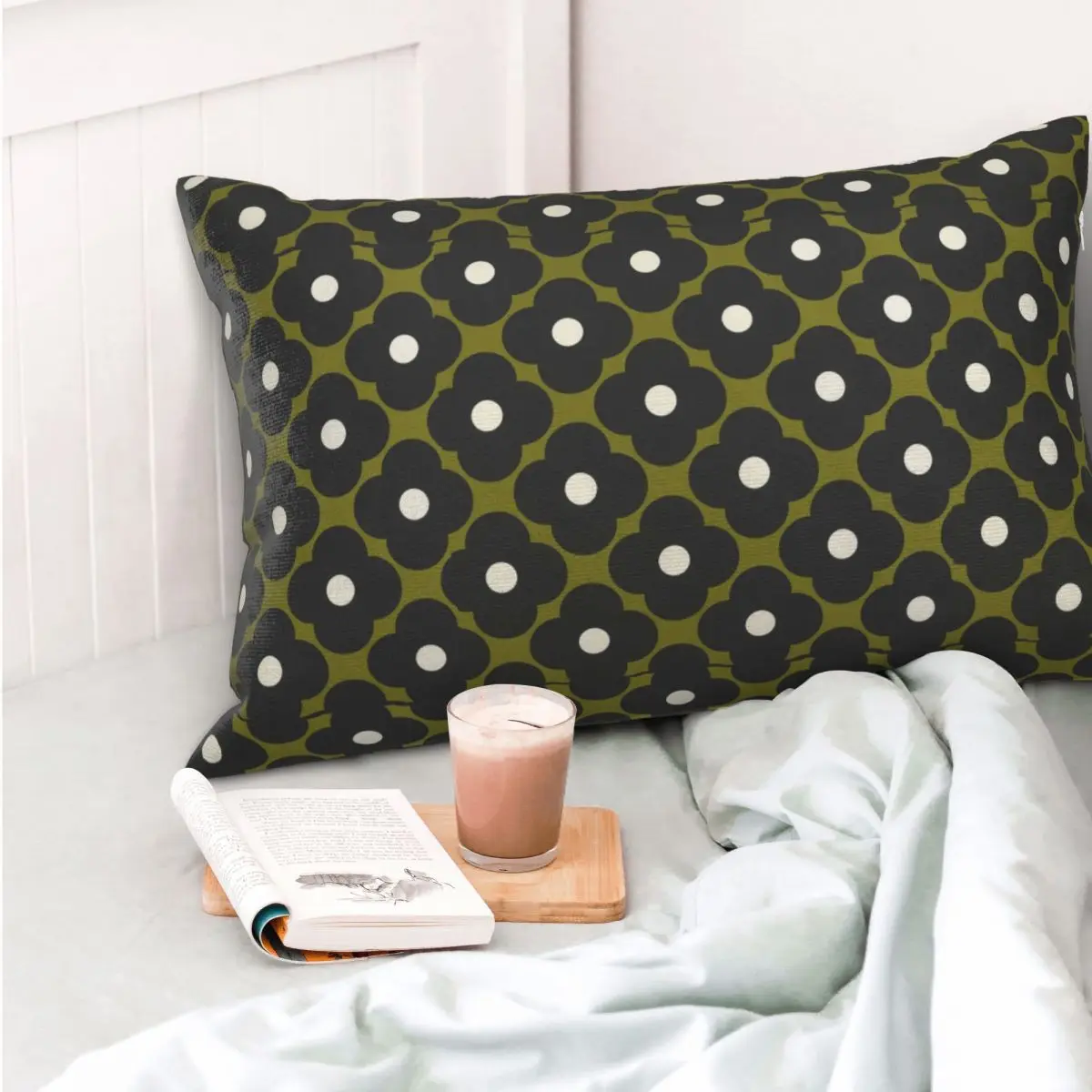 Kiely Orla Multisteam Flowers Rectangle Pillowcase Cushion Cover Decorative Bedroom Bed Home Comfort Throw Pillow