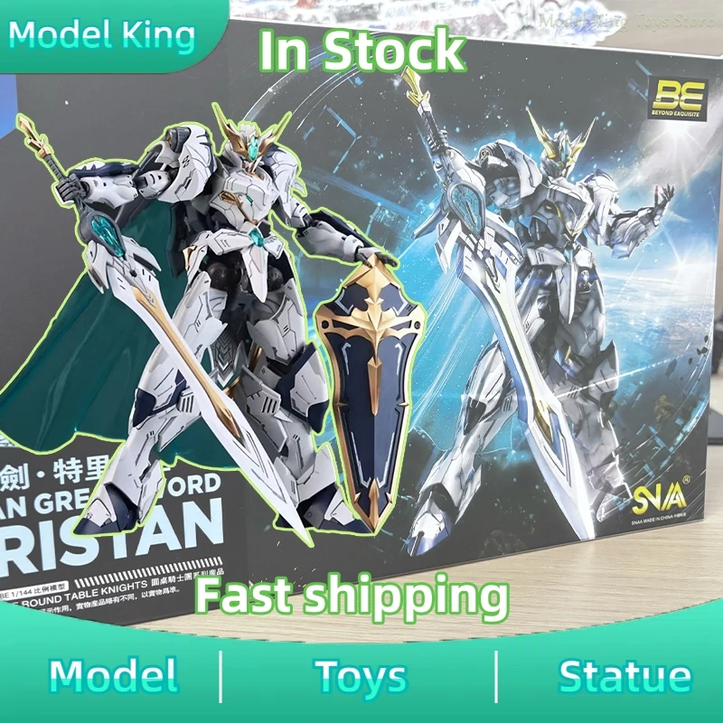 

In Stock Original SNAA HG 1/144 SC-002 TITAN GREATSWORD TRISTAN Model The Round Table Knights Action Figure PVC Model Toys Gifts