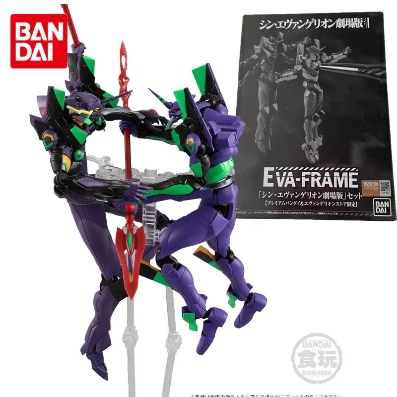 

in stock Bandai Original EVA FRAME Anime Action Figures Toys for Boys Girls Kids Gift Collectible Model Ornaments