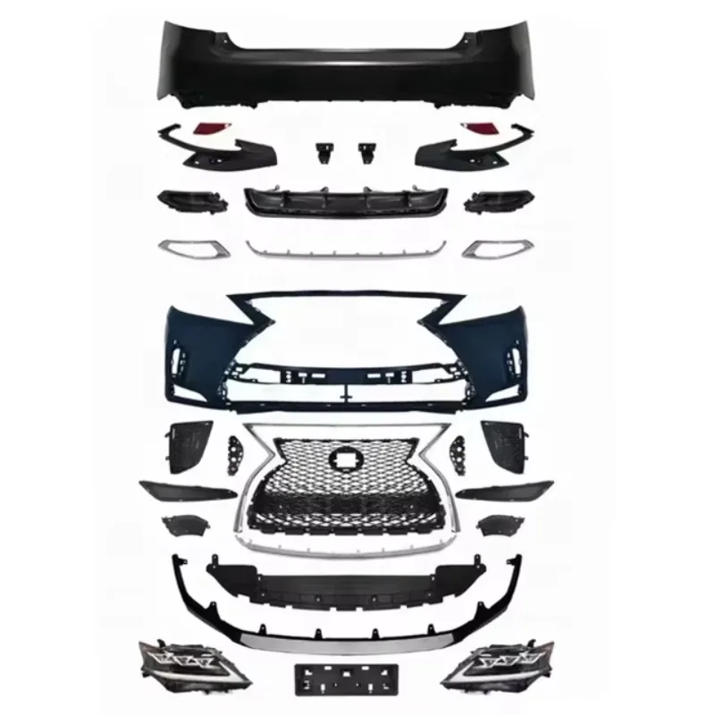 

Новейший комплект обвесов 2024 года для RX 09-15: легкая установка, передний и задний бамперы, фары и задние фонари, капот двигателя, пластиковый материал