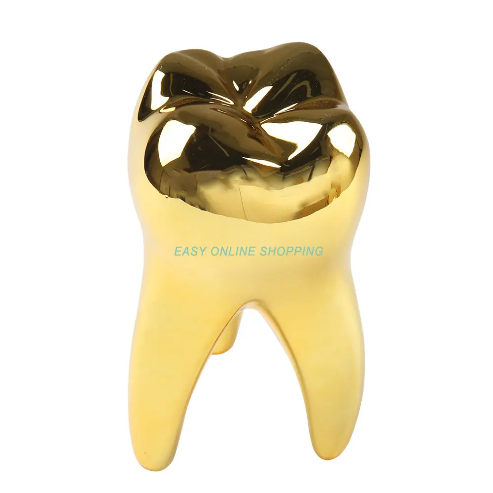 New Dentist Gift Small Tooth Model Figurines Ornament Artcrafts Dentistry Gifts Clinic Office Desktop Sculpture Decoration