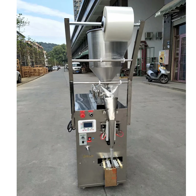 自動縦型トマト液体ペースト包装機、ハチミツ、ソース、ケチャップ用パウチサシェ包装機