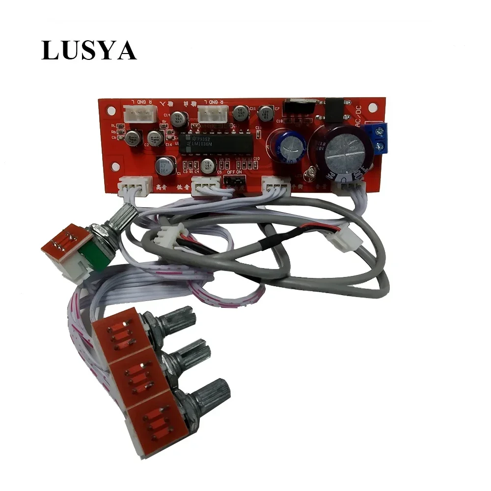 Lusya LM1036 Preamp Audio Tone Board Potentiometer Separate Volume Adjustment