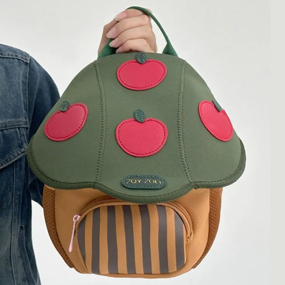 

Double Shoulder Mushroom Backpack Schoolbag Large Capacity Children School Bag Cute Korean Style Kindergarten Backpack Toddler