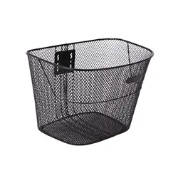 Large Capacity Iron Bikes Basket Front Rear Bike Frame Basket Wire Mesh Basket Bicycle Cargo Rack for Bicycle