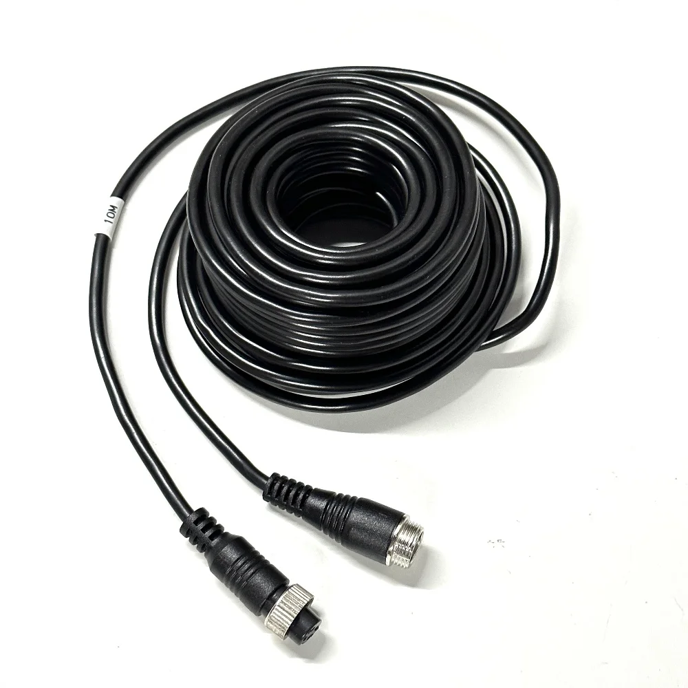 4-Pin Aviation Video Extension Cable 3M 5M10M 20M 4 PIN Aviation Connector Cable Video Audio Cable Car Camera Extension Cable