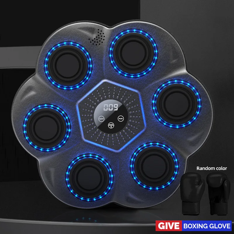 Música de boxeo, máquina de boxeo, objetivo de pared electrónico para uso doméstico, objetivo de entrenamiento de boxeo para niños para liberar el estrés