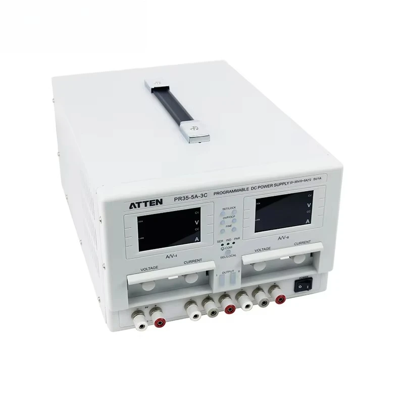 ATTEN PR35-5A-3C Upgraded Multi-Protection Adjustable DC Regulated Power Supply for Computer/Laptop Mobile Phones Game Players