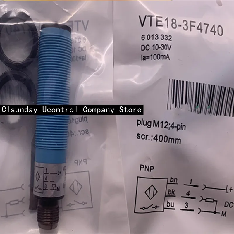 

2 шт. новый фотоэлектрический переключатель VTE18-3P8712 VTE18-3F2712