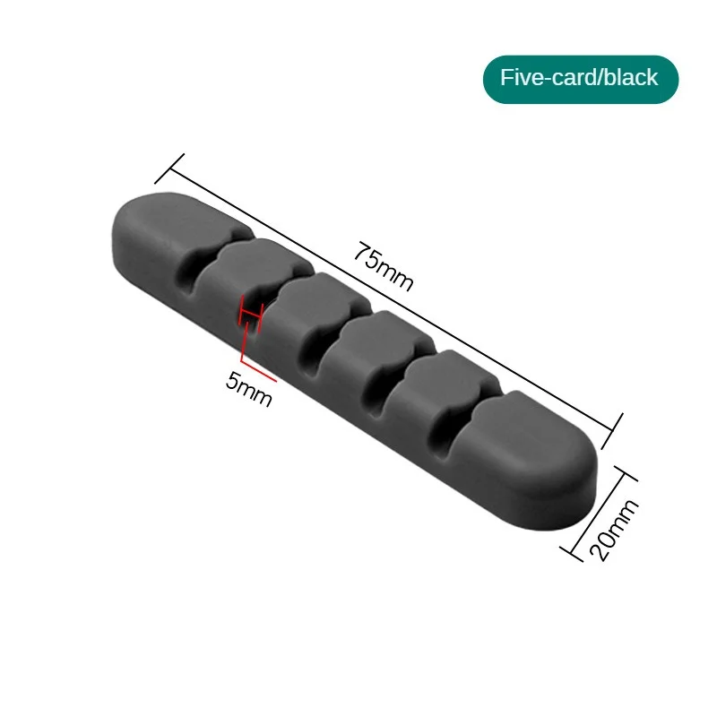 Cable Organizer Compact Storage Line Wire Management Durable Desktop Cable Organizer Durable Cabl Solid Color Mobile Phone Line