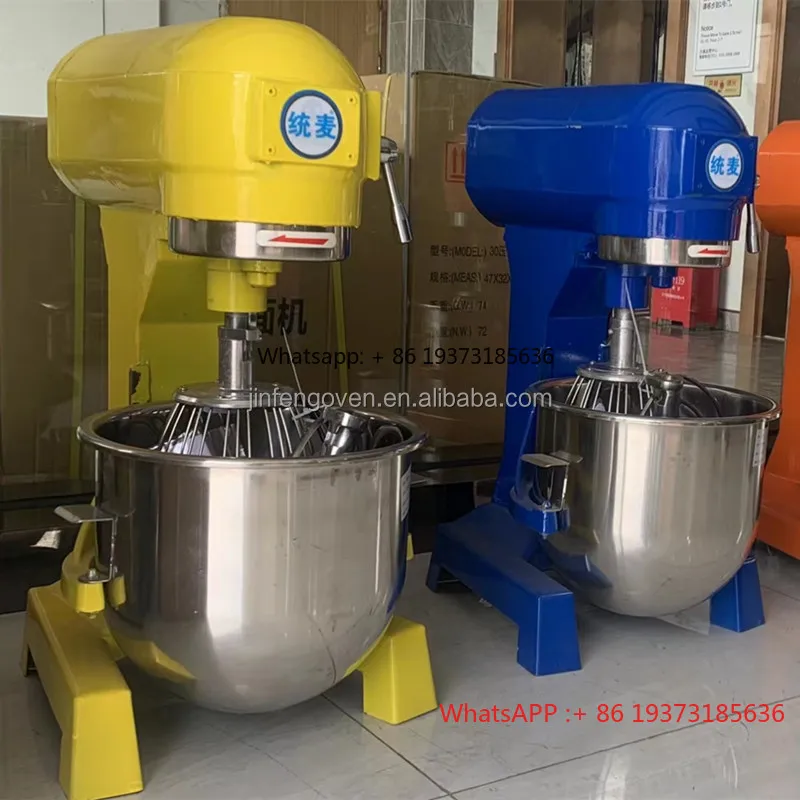 Multifunctional Professional Baking Equipment 15L Dough Mixer Industrial 20L Cake Bread Flour Mix Food Mixers / 30L Stand Mixer