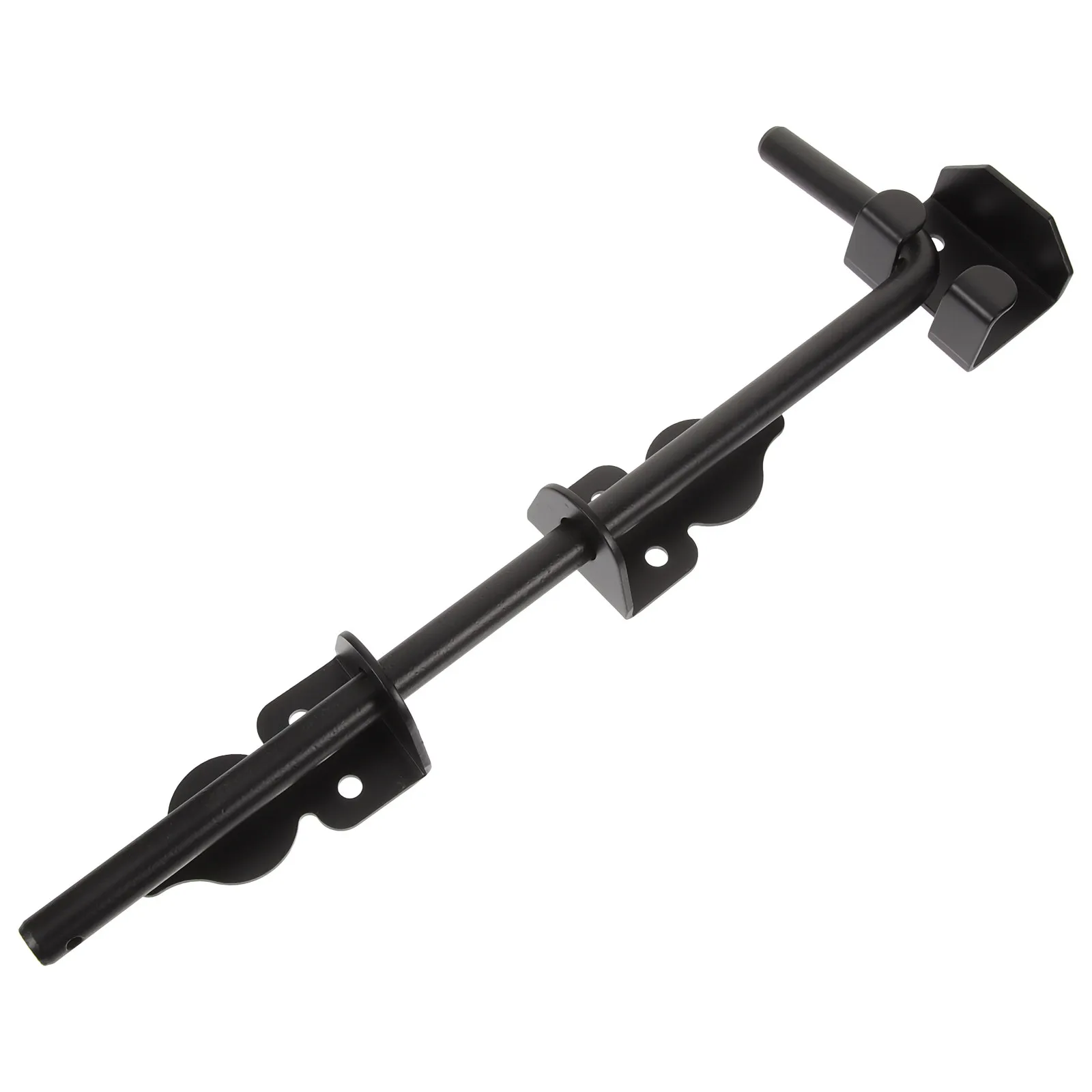 

Напольный засов для ворот из утолщенного железа, усиленный, с выдвижной штангой, для деревянных ограждений, фурнитура для безопасности, засов для ворот